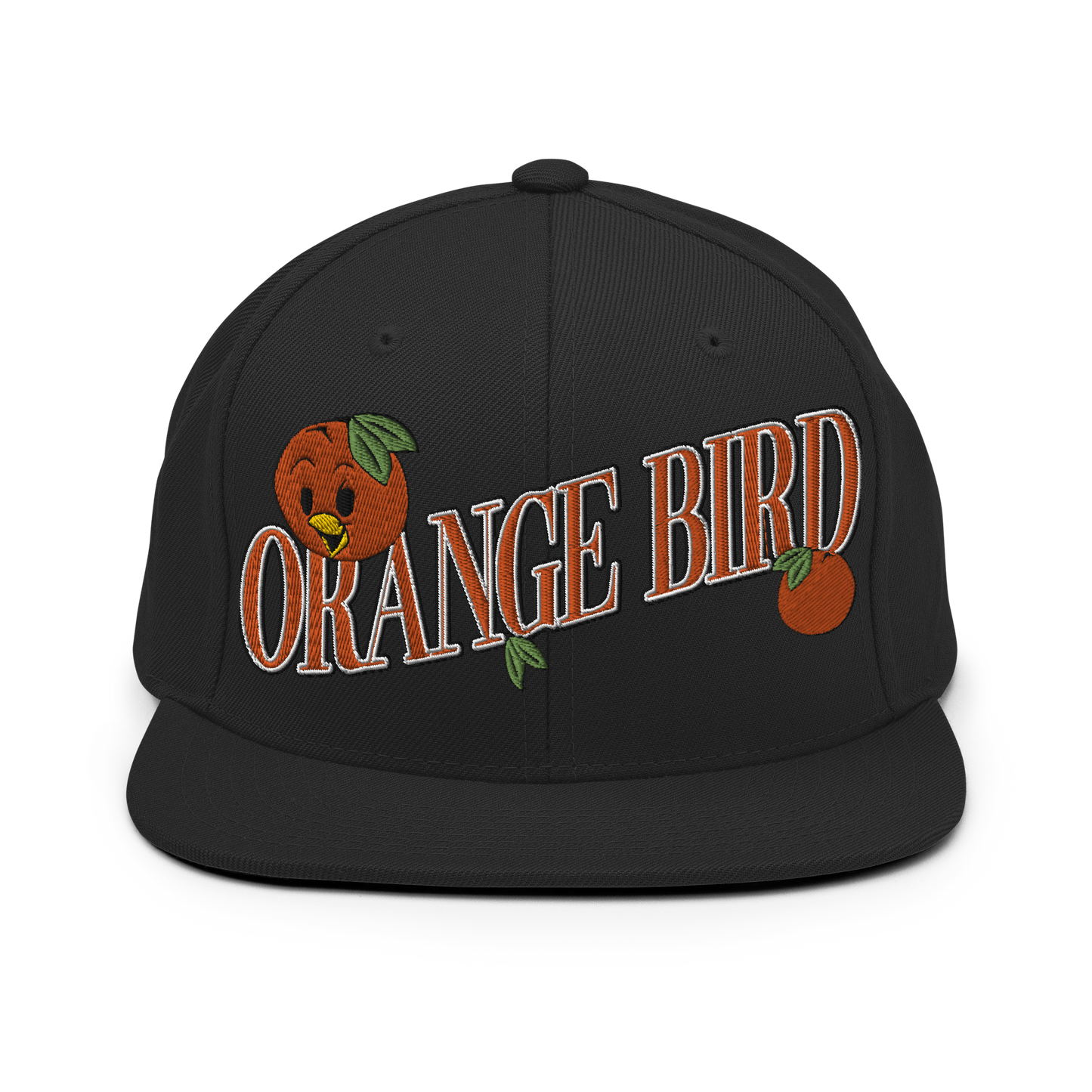 Orange Bird Snapback Hat