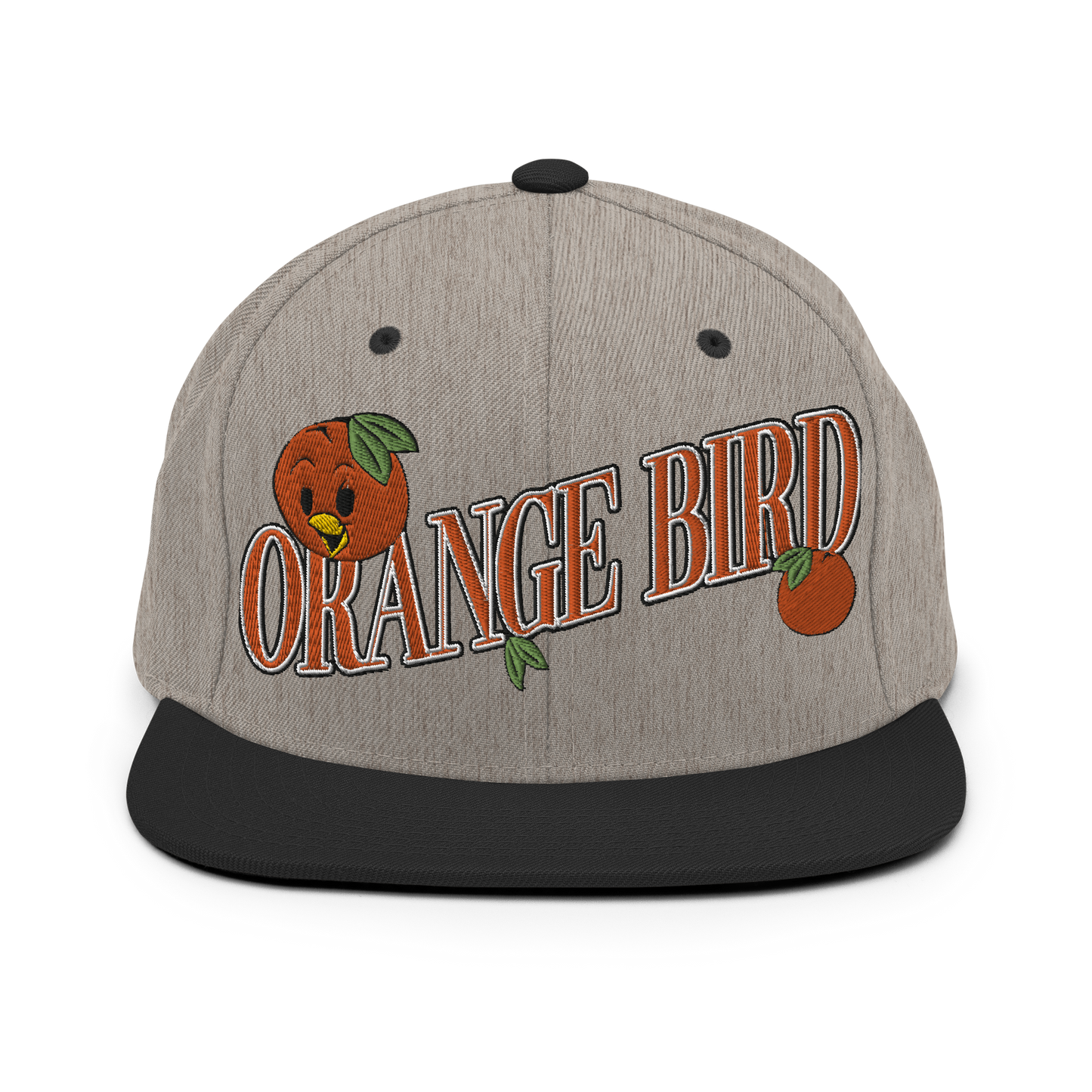 Orange Bird Snapback Hat