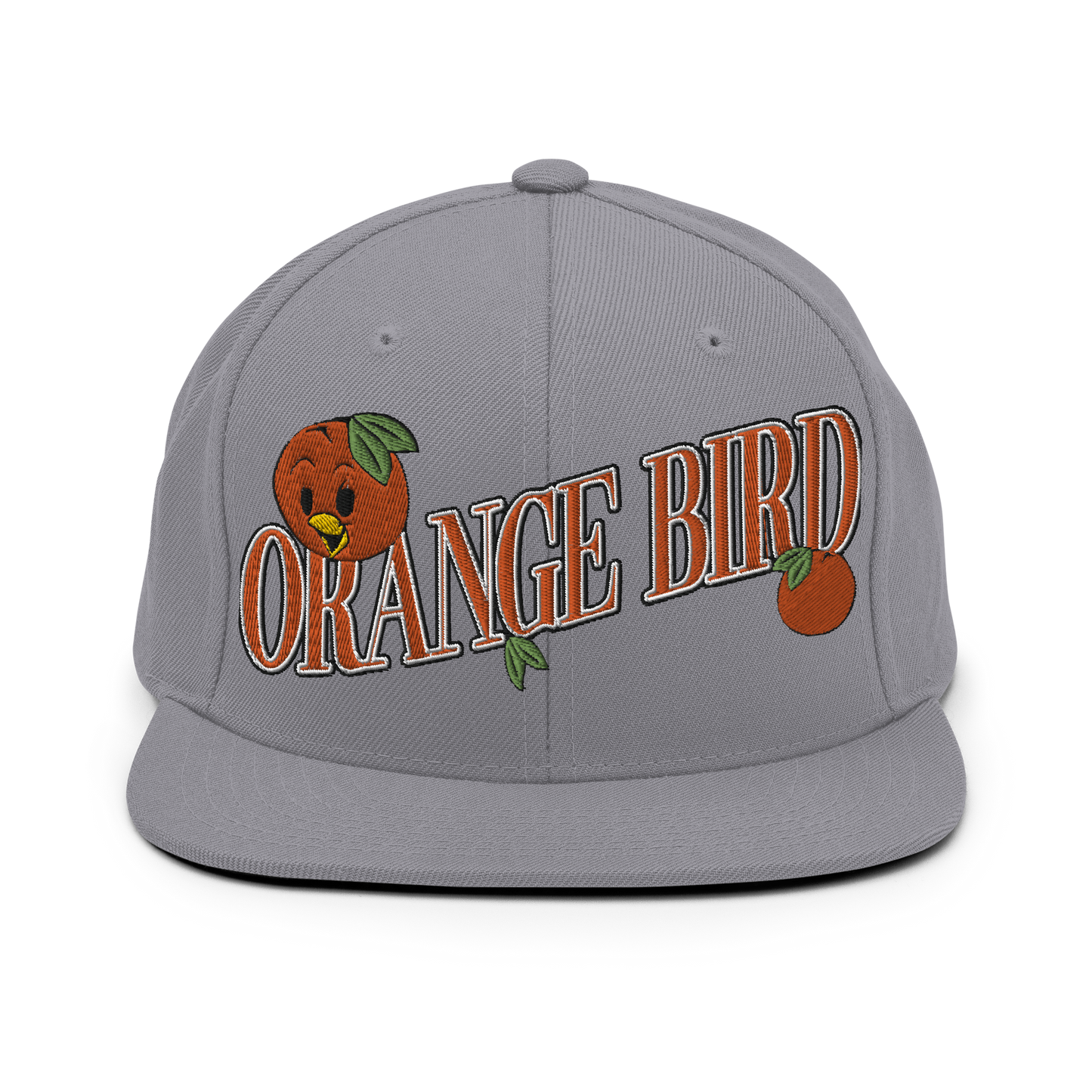Orange Bird Snapback Hat