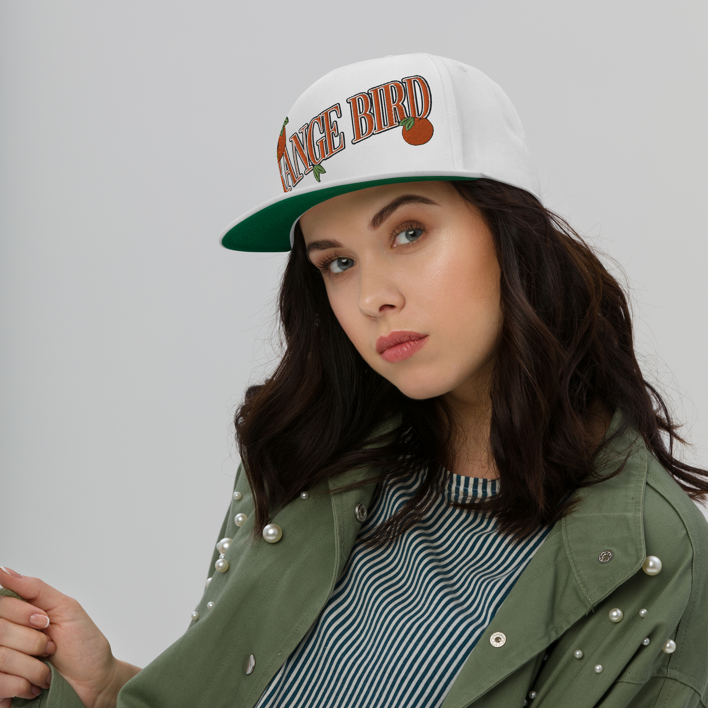 Orange Bird Trucker Hat