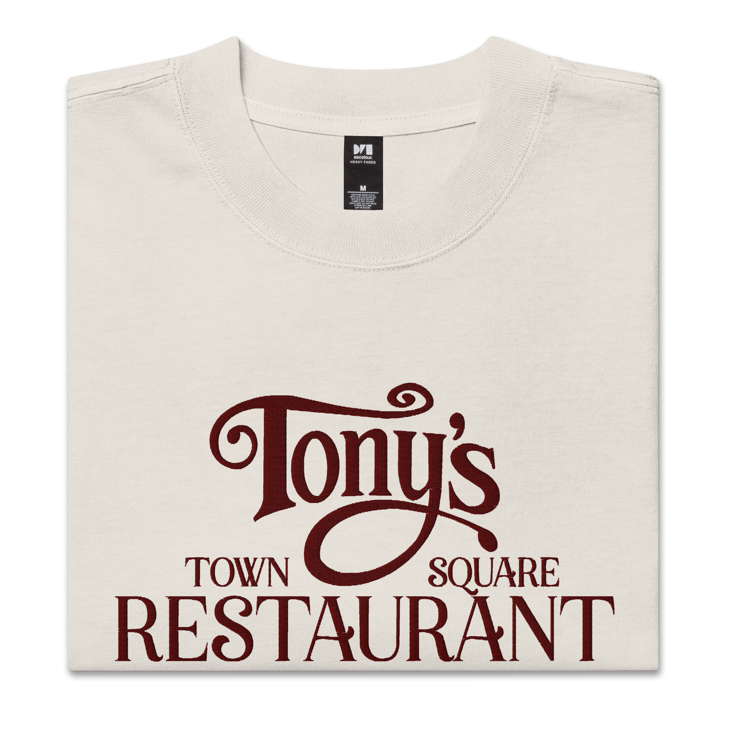 Tony's Embroidered Oversized Tee