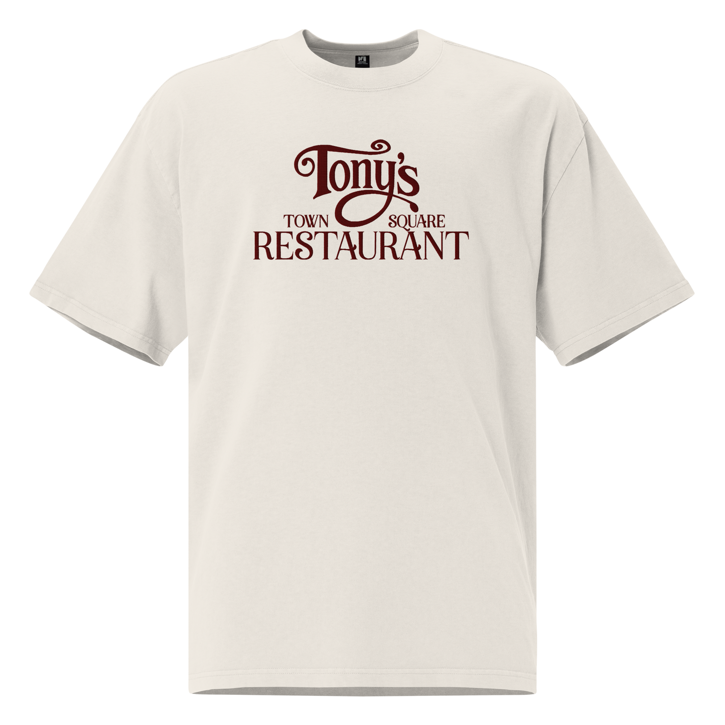 Tony's Embroidered Oversized Tee