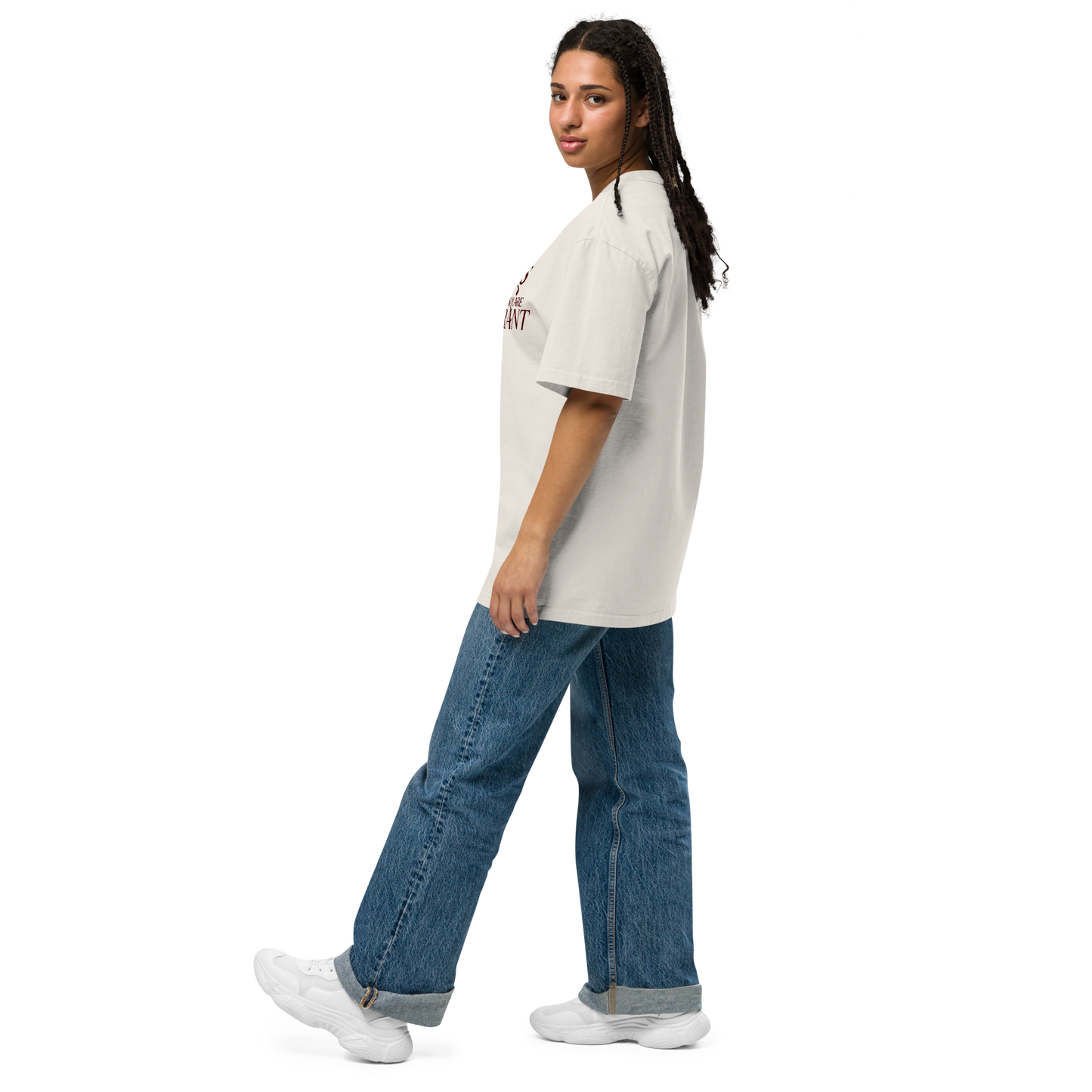 Tony's Embroidered Oversized Tee