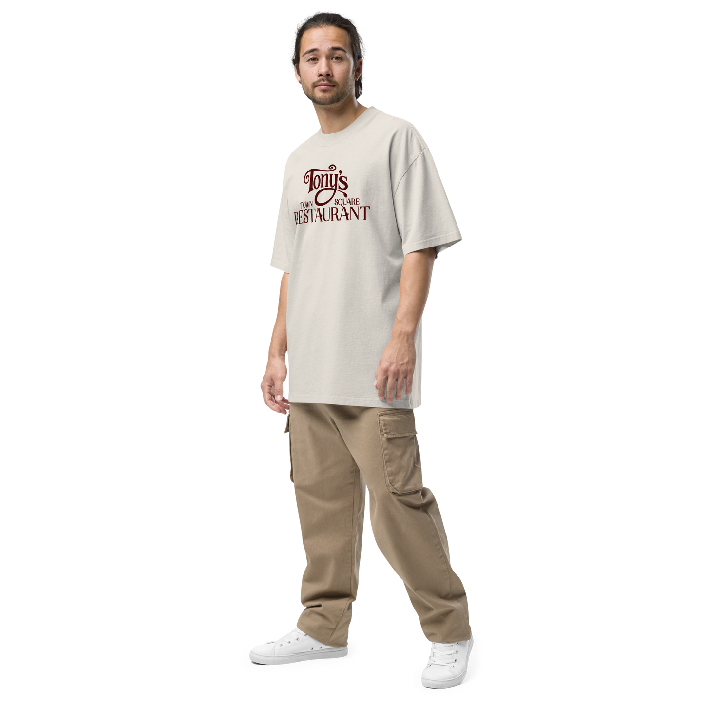 Tony's Embroidered Oversized Tee