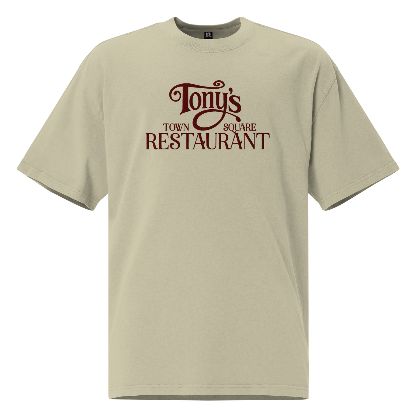 Tony's Embroidered Oversized Tee