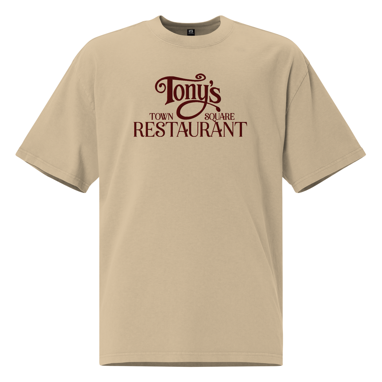 Tony's Embroidered Oversized Tee