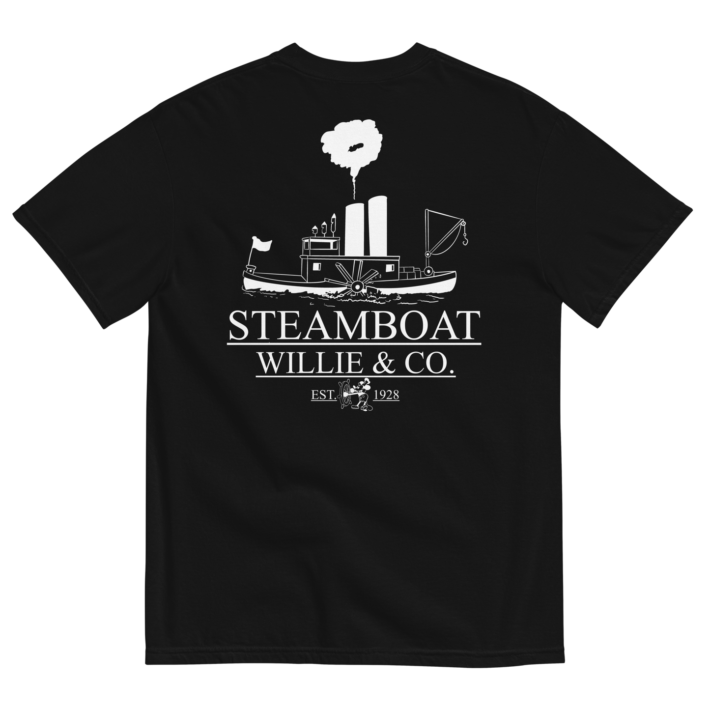 Steamboat Willie Embroidered Tee