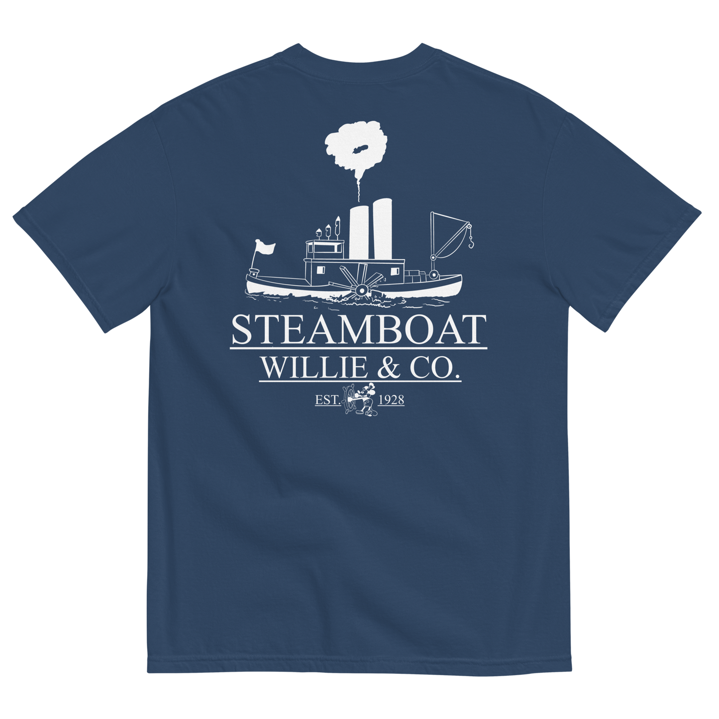 Steamboat Willie Embroidered Tee