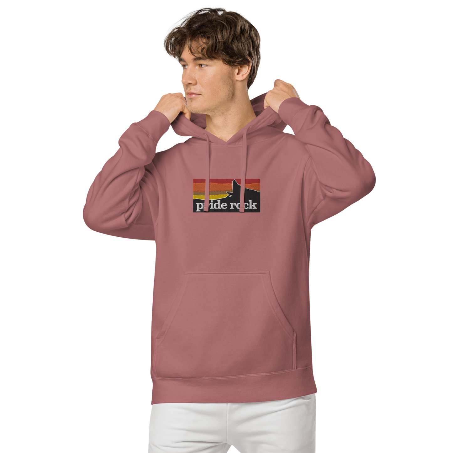 Pride Rock Embroidered Hoodie