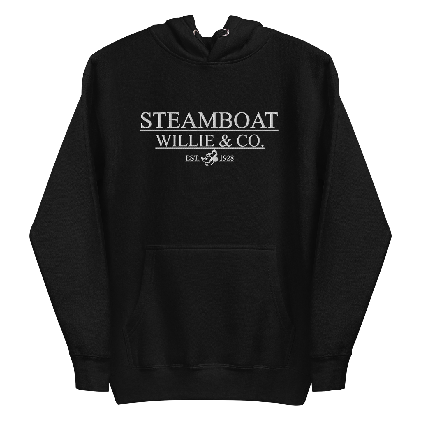 Steamboat Willie Embroidered Hoodie