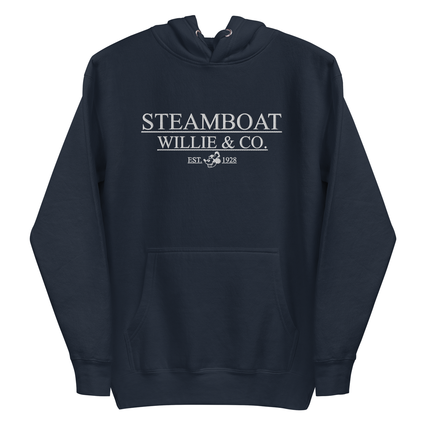 Steamboat Willie Embroidered Hoodie