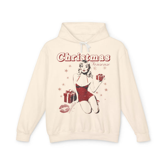 Christmas Nonsense Lightweight Hooded Sweatshirt