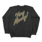 Very Merry Airbrush Snowman Lightweight Crewneck