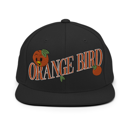 Orange Bird Snapback Hat