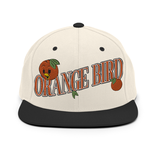 Orange Bird Snapback Hat