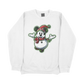 Very Merry Airbrush Snowman Lightweight Crewneck