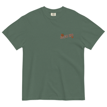 Orange Bird Embroidered Tee